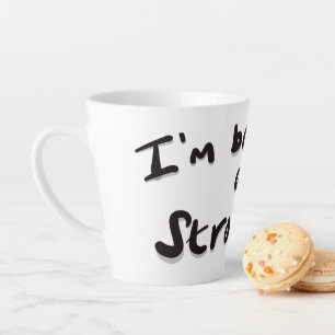 Ik brouwen een sterke latte mok