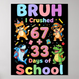 Ik Bruh Verpletterde 67 Plus 33 Poster