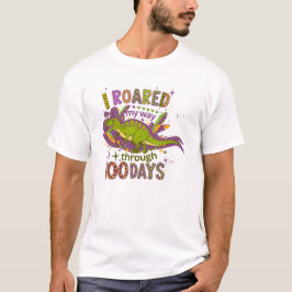Ik brulde mijn weg Mardi Gras T-shirt