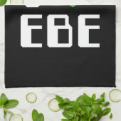 Ik buitenaards hart EBE Theedoek (Gevouwen)