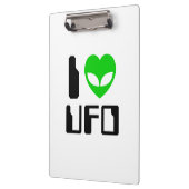 Ik buitenaards hart UFO Klembord (Links)