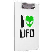 Ik buitenaards hart UFO Klembord (Rechts)