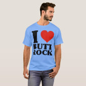 Ik BUTTROCK 80s cadeau T-shirt (Voorkant volledig)