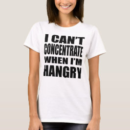 Ik cant concentratie als ik boos ben t-shirt