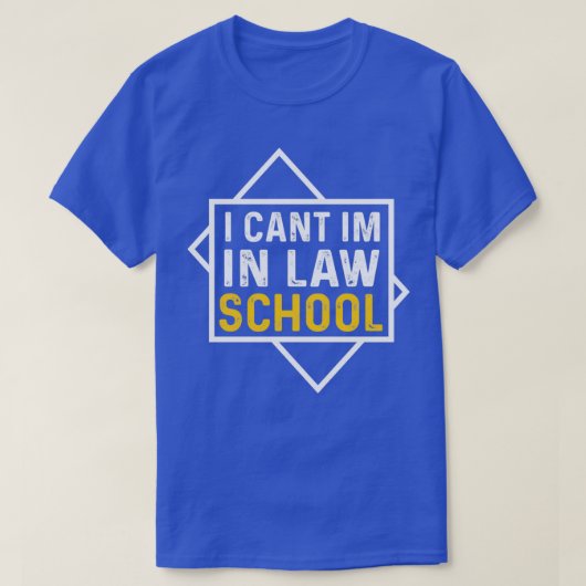 Ik cant me in de rechtenschool Essential T-shirt (Design voorkant)