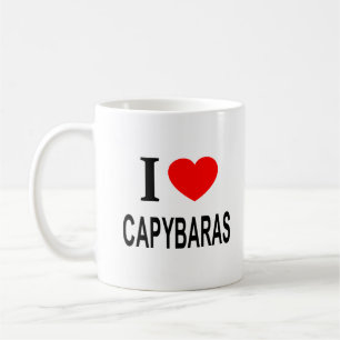 IK ❤️ CAPYBARAS IK HOU VAN CAPYBARAS IK HART CAPYB KOFFIEMOK