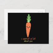 Ik carrot veel om je briefkaart (Voorkant / Achterkant)