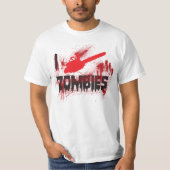 Ik "Chainzaag" Zombies T-shirt (Voorkant)