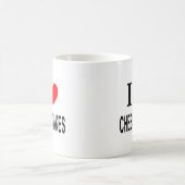 IK ❤️ CHEESECAKES IK HOU VAN CHEESECAKES IN HARTKA KOFFIEMOK (Center)