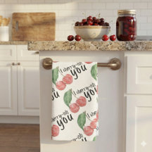 Ik Cherry-ish You Kitchen Towel