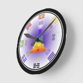 Ik Ching Meditation Clock Ronde Klok (Hoek)
