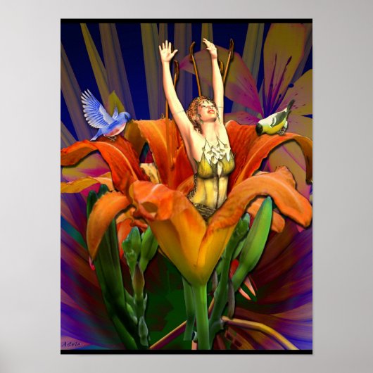 Ik Ching Meditations, hexagram 12, Standstill Poster (Voorkant)