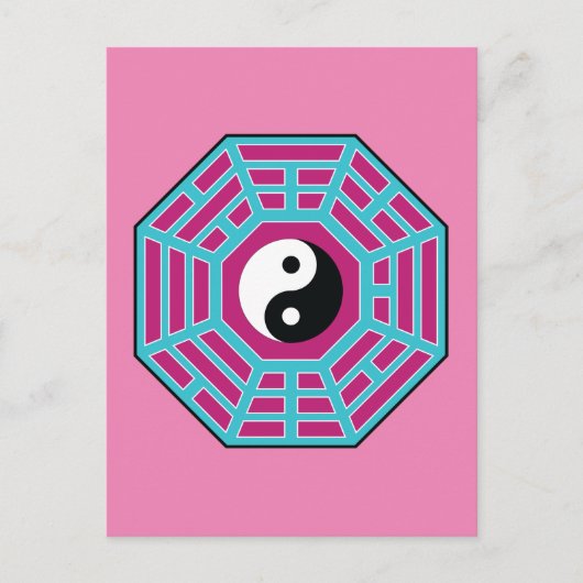 Ik Ching Yin Yang Briefkaart (Voorkant)