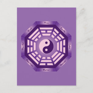 Ik Ching Yin Yang Briefkaart