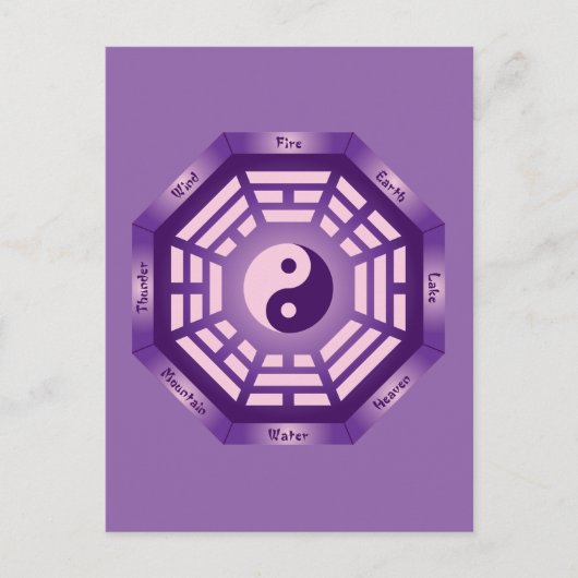 Ik Ching Yin Yang Briefkaart (Voorkant)