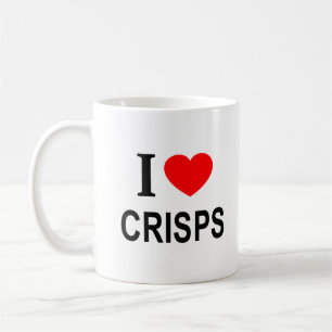 Ik ❤️ CHIPS Ik hou van CHIPS Ik HEART CHIPS Koffiemok