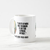 Ik citeer anderen alleen om mezelf beter uit te dr koffiemok (Voorkant links)