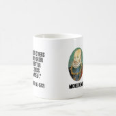 Ik citeer anderen alleen om mezelf beter uit te dr koffiemok (Center)