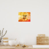 ik citeer de natuur van zonnezaden poster (Keuken)