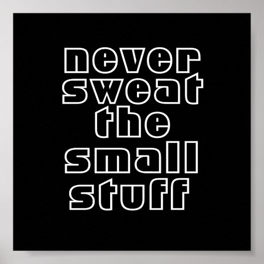 ik citeer het poster dat nooit de kleine dingen zw (Voorkant)