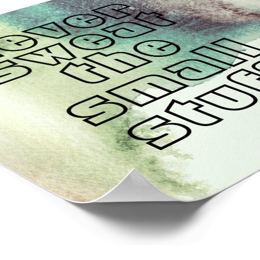 ik citeer het poster dat nooit de kleine dingen zw (Hoek)