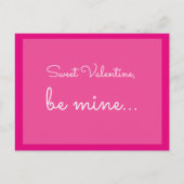 Ik citeer: Sweet Valentijn, ben van mij Feestdagenkaart (Voorkant)