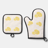 Ik citroen jou! ovenwant & pannenlap set (Voorkant)