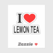 IK ❤️ CITROENTHEE IK HOU VAN CITROENTHEE I HEART L STICKER (Vel)