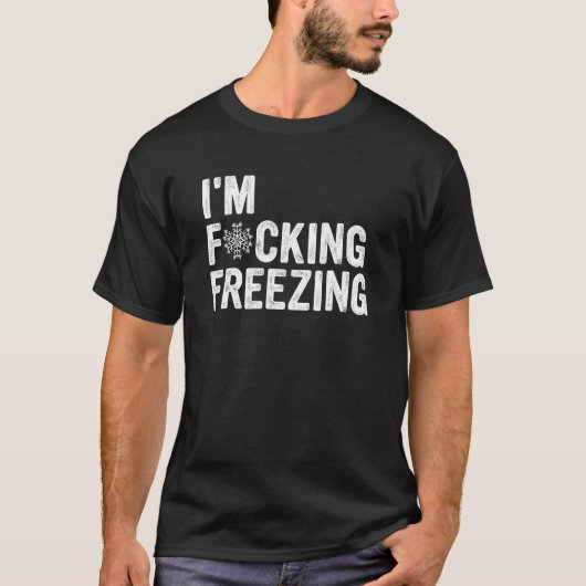 Ik cking vrieskleding t-shirt (Voorkant)