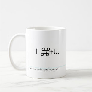 Ik cmd+U. Koffiemok