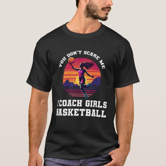 Ik Coach Girls Basketball T-shirt (Voorkant)