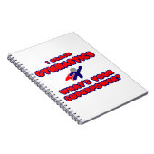 Ik coach gymnastiek.. Wat is je Superpower? Notitieboek (Rechterzijde)