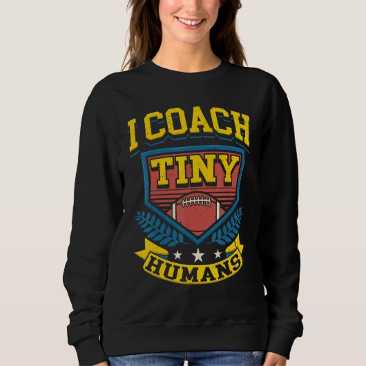 Ik Coach Tiny Humans Voetbal Team Sporttrainer M Trui (Voorkant)