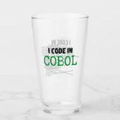 Ik code in COBOL.w Glas (Voorkant)