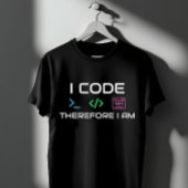 Ik Codeer Daarom Ben Ik - Programmeur 404 Fout Gee T-shirt
