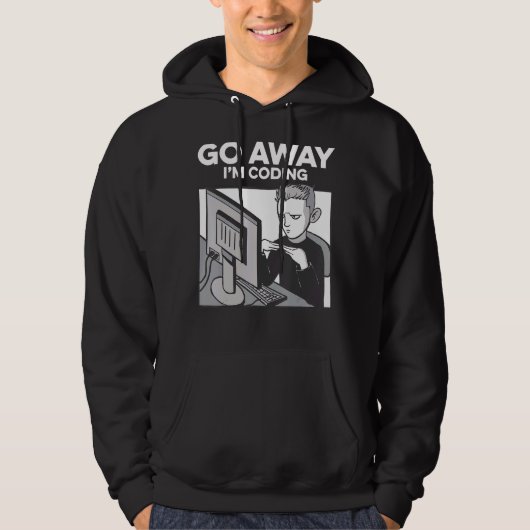 Ik codeer de softwareontwikkelaar N Hoodie (Voorkant)