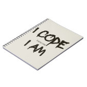 ik codeer journaal notitieboek (Linkerzijde)