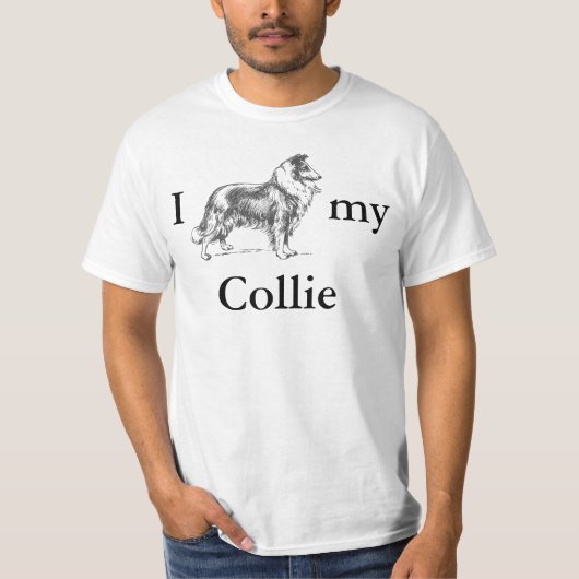 Ik Collie mijn Collie T-shirt (Voorkant)