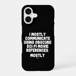 Ik Communiceer Meestal Door Middel van Quotes uit iPhone 16 Hoesje