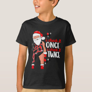 Ik controleer het een keer, dan controleer ik het t-shirt