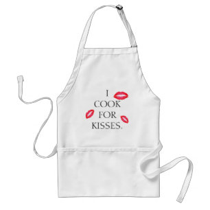 Ik cook voor Kisses Apron Standaard Schort