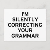 Ik corrigeer Grammar Briefkaart (Voorkant)