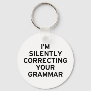 Ik corrigeer Grammar Sleutelhanger