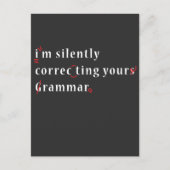 Ik corrigeer je Grammar High School. Briefkaart (Voorkant)