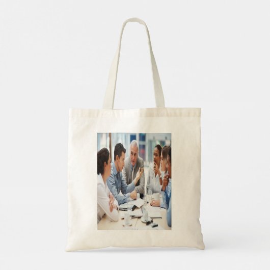 Ik corrigeer je Grammar High School. Tote Bag (Achterkant)
