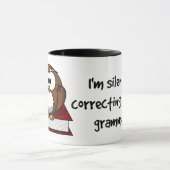 Ik corrigeer je Grammar Wise Owl. Mok (Midden)