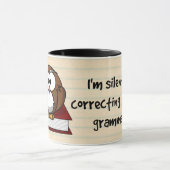 Ik corrigeer je Grammar Wise Owl. Mok (Midden)