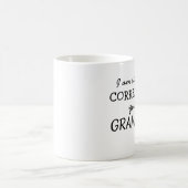 Ik corrigeer je grammatica. koffiemok (Center)