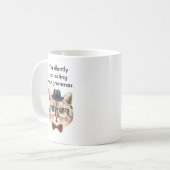 Ik corrigeer je GrammaticacatMok stilletjes Koffiemok (Voorkant links)