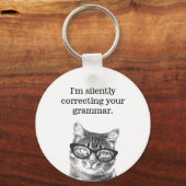 Ik corrigeer je grammaticacte sleutelhanger. sleutelhanger (Voorkant)